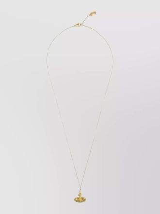 Vivienne Westwood grace small pendant brass crystal necklace