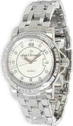 Bucherer Pre-owned Carl F. Bucherer Patravi Diamond Mother Of Pearl Dial Mens Watch 00.10617.08.77.31