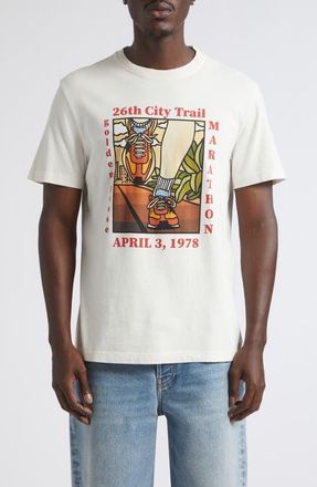 Golden Goose Journey Graphic T-Shirt in Heritage White at Nordstrom, Size Xx-Large