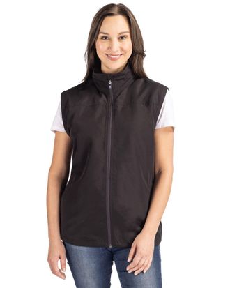 Cutter & Buck Charter Eco Recycled Full-Zip Womens Vest