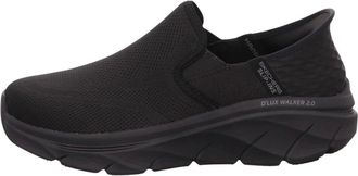 Skechers Sport Slipper - Heren - Schoenen - Zwart - Maat: 47 1/2 EU Leer