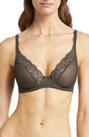 Natori Beyond Underwire Contour Bra in Coal/Buff at Nordstrom, Size 34B