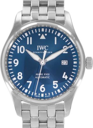 IWC Pre-owned IWC Mark Xviii Edition Le Petit Prince Blue Dial Mens Watch IW327016