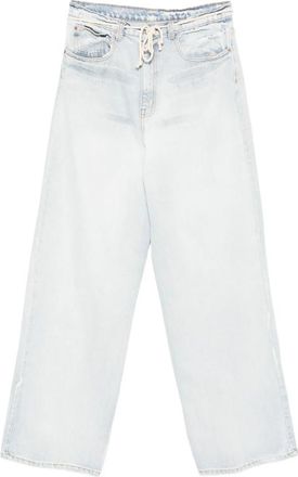 RRR123 Bleached Drawstring Jeans