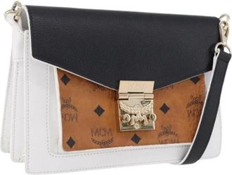 MCM Pre-owned Shoulder Bag - Dames - Vintage Schoudertas - Veelkleurig - ONE Size - Leer - Vintage