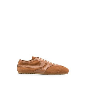 Dries Van Noten Panelled Lace-up Suede Sneakers