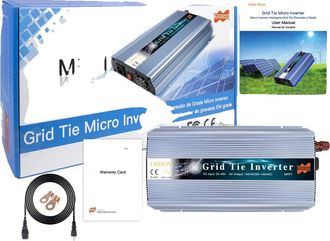 OEM Microinversor Solar, Conversi&oacute;n De Alta Eficiencia, Compatibilidad Vers&aacute;til, 1000w-azul, 230v (190-260v Ca), 36v (20-50v Cc)