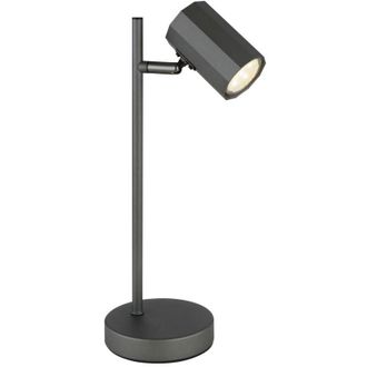 Globo Lighting L&aacute;mpara De Escritorio Gris Mate 1x Gu10