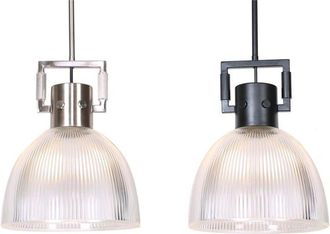DKD Home Decor Lampadario Dkd Home Decor Nero Argentato Metallo Cristallo 25,4 x 25,4 x 35,5 cm (2 Unità)