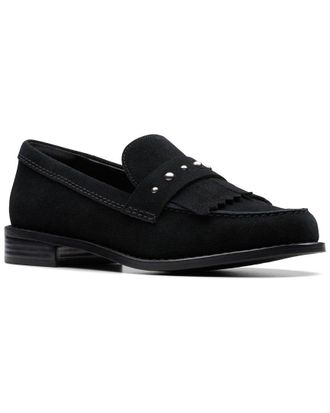 Clarks Hana Loafer Suede Loafer