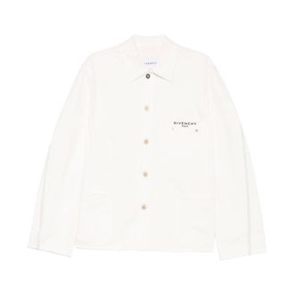 Givenchy Chaqueta de Algod&oacute;n Denim - Jackets - Hombre - Blanco - M