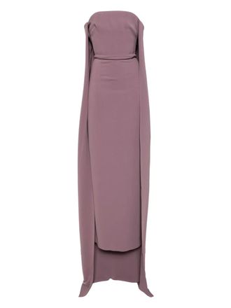Solace London Fia maxi dress - women - Polyester - 14 - Purple