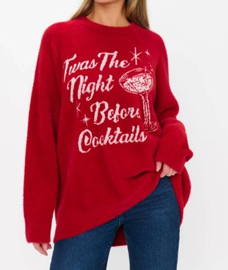 Show me your Mumu Classic Crewneck Sweater In Twas The Night Knit