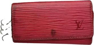 Louis Vuitton Pre-owned Lockme Sleutelhanger - Dames - Vintage Accessoires - Rood - ONE Size - Leer - Vintage