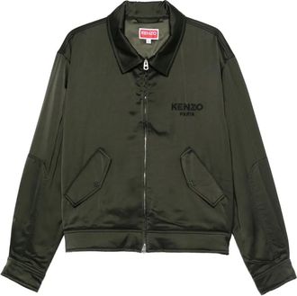 Kenzo Giacca con ricamo - Verde