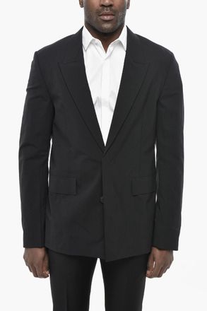 Givenchy Blazer Sfoderato in Lana Stretch con Tasche ad Aletta Givenchy