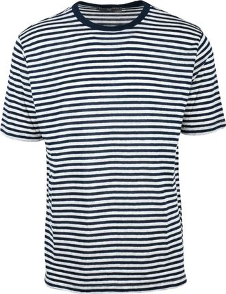 Daniele Fiesoli T-shirt Garzata - Heren - T-shirts - Blauw - XL - Katoen - Tops