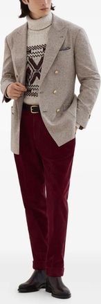 Marni Blue Virgin Wool Midi Skirt-Donna