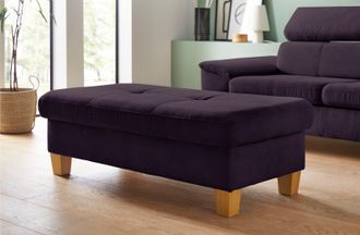 Exxpo Sofa Fashion Hocker »Enya Bankhocker mit Staufach unter der Sitzfläche« schöne Detailverarbeitung