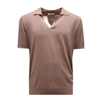 Paolo Pecora Silk/Cotton Blend Stylish Model Shirt - male - Paolo Pecora - Polo Shirts - Beige - M - Tops