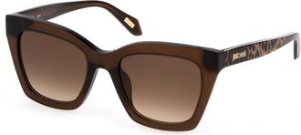 Just Cavalli SJC024 0AAK Womens Sunglasses Brown Size 52