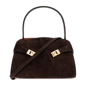 Ferragamo Hug Schoudertas - Dames - Schoudertassen - Rood - ONE Size - Leer - Tassen