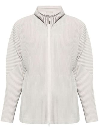 Homme Plissé Issey Miyake Felpa con zip - Grigio