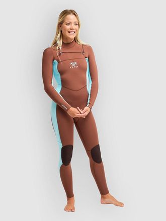 Roxy 4/3 Rise Natural Front Zip Wetsuit bruin