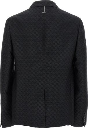 Alexander McQueen Mens Black Viscose Blazer Clothing