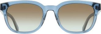 Ferragamo 54mm Rectangle Sunglasses in Transparent Avio at Nordstrom