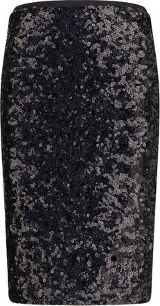 Pinko Black Polyester Midi Womens Skirt