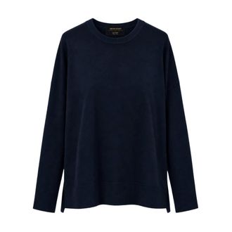 Gran Sasso Jersey de cuello redondo - Knitwear - Mujer - Azul - 4XL