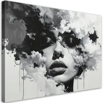 Feeby Impresi&oacute;n De Imagen, Mujer En Blanco Y Negro, 120x80