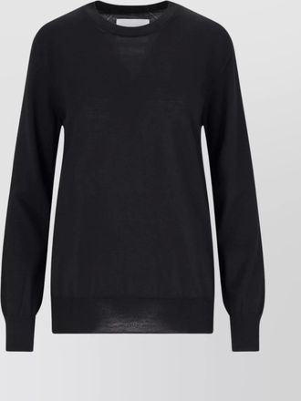 Jil Sander knit crewneck sweater raglan sleeves