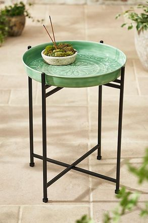 Terrain Tray Top Iron Side Table