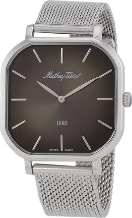 Mathey-Tissot Monsoon Square Quartz Black Dial Mens Watch H7917AN
