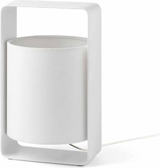 Faro Barcelona Lula p, Lampada da Tavolo in Tessuto per Interni Faro Barcelona