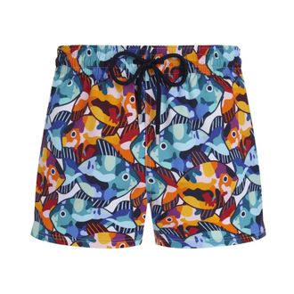 Vilebrequin Badmode, Heren, Veelkleurig, S, Polyester, Manta Pacu Zwemshorts