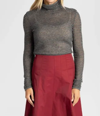 Proenza Schouler Hailey Sweater In Grey/black