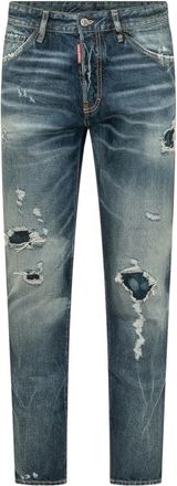 Dsquared2 Teddy Jeans - Heren - Regular Fit Jeans - Blauw - S - Denim - Jeans