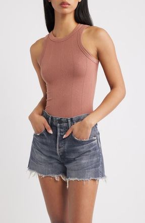 Free People So Soft Modal Blend Tank in Cedar Wood at Nordstrom, Size X-Small