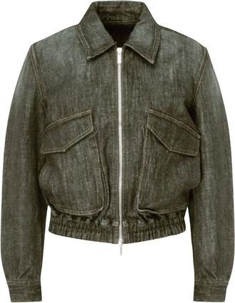 Nine In The Morning Dames, Jassen, Groen, Maat: S Denim