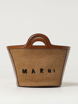 Marni Borsa Tropicalia Marni in rafia e pelle