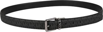 Michael Kors Logo Omkeerbare Riem - Heren - Riemen - Zwart - ONE Size - Accessoires