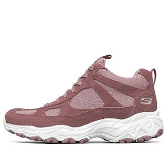 Skechers (WMNS) Skechers DLites High-Top Daddy Shoes Pink 66666233-MVE