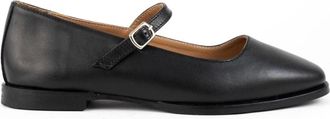 Sergio Moretti Schoenen, Dames, Zwart, 37 EU, Leer, Gesloten Ballerinas