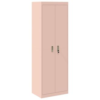vidaXL Armario De Almacenamiento Rosa 60 X 40 X 180 Cm Acero Vidaxl