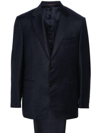 Canali wool suit - Blue