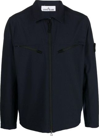 Stone Island Light Soft Shell-R Jacket Navy 781541027-V0020