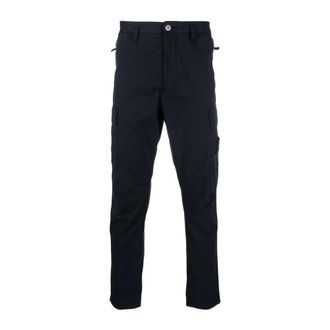 Stone Island Cargo Broek - Heren - Slim Fit Broeken - Blauw - W32 - Katoen - Broeken